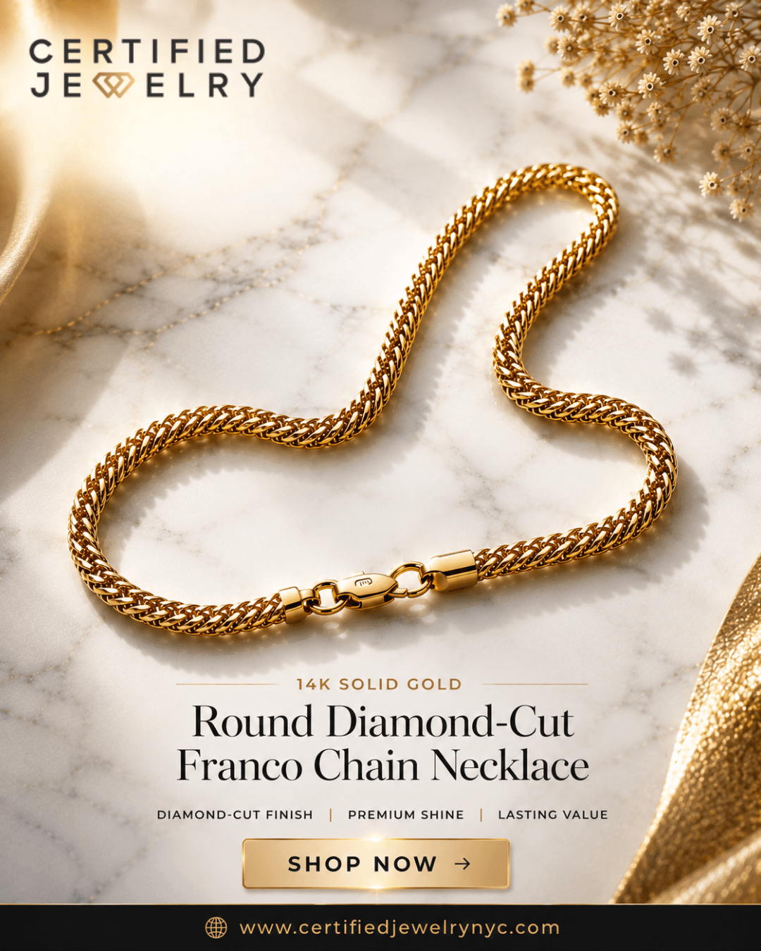 How Much Is a 14k Gold Necklace Worth Today
